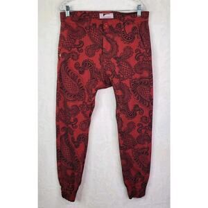 Golden Denim/Silence Is Golden Men's Paisley Print Jogger Pants Sz 32 Jeans USA